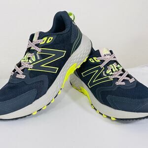New Balance Running Shoes Womens 9.5 B Blue Green Trainers Sneakers WT410V7